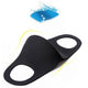 UPWR Black Reusable Breathable Face Mask - Cooling Fabric, Elastic Earloop, Polyester, One Size – view 3