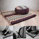 Thai Meditation Cushion Set - Zafu & Zabuton, 100% Organic Kapok, Foldable, Brown
