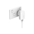 Belkin Dual PD Wall Charger with PPS - 42W Fast Charging for iPhone & Android, 1x USB-C (30W) & 1x USB-A (12W) - White