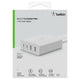 Belkin BoostCharge Pro 4-Port GaN Charger 108W Desktop Charger - White – view 3