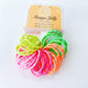 MANGO JELLY Kids Hair Ties (3cm) - Silky Pop Neon - One Pack – view 2