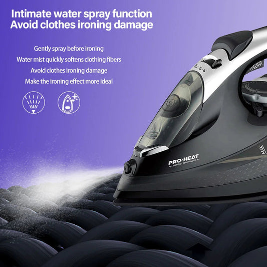 2200W Professional Steam Iron with Ceramic Soleplate – view 2