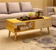 NNECN Coffee Table with Storage Drawer and Open Shelf – view 4