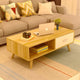 NNECN Coffee Table with Storage Drawer and Open Shelf – view 6