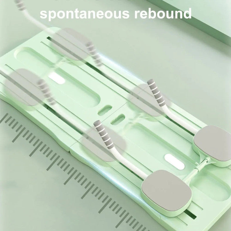 NNETM 4-in-1 Pilates Board V728-TM000967 - Strength Training with Push-Up Bars, Ab Roller, Resistance Bands