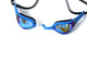 Adult blue mirrored lens swimming goggles – view 2