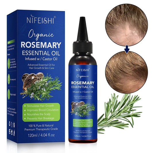 nifeishi organic rosemary essential oil 120 ml – view 2