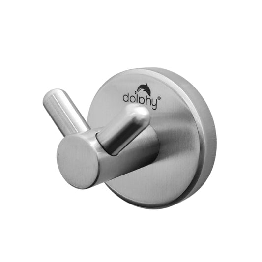 Double Robe Hook - Concealed Fix Brushed Finish – view 2