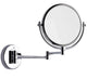 Dolphy 3X & 1X Wall Mount Magnifying Mirror, Solid Brass, Chrome, 8" Diameter, DMMR0037