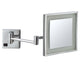 Dolphy 5X LED Magnifying Mirror DMMR0041, Chrome, 8" Wall Mount, Swivel, Extendable Arm