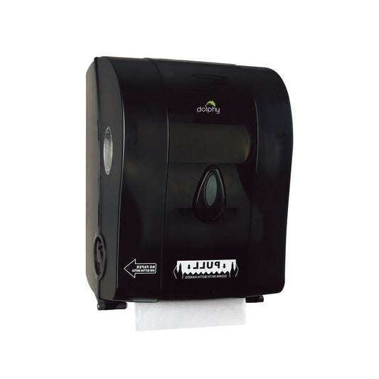 Semi-Autocut Paper Towel Dispenser-Black – view 2