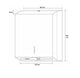 Stainless Steel Slimline Paper Towel Dispenser – view 4