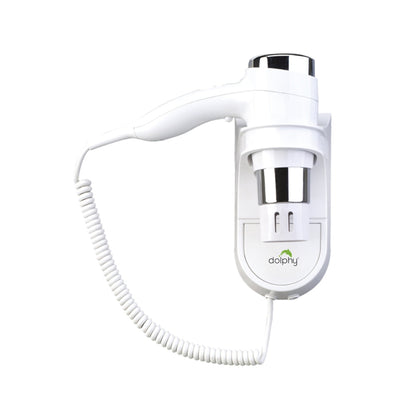 Dolphy Wall-Mounted Hair Dryer 1875W DPHD0022, 2-Speed, 3-Temp, ABS, White