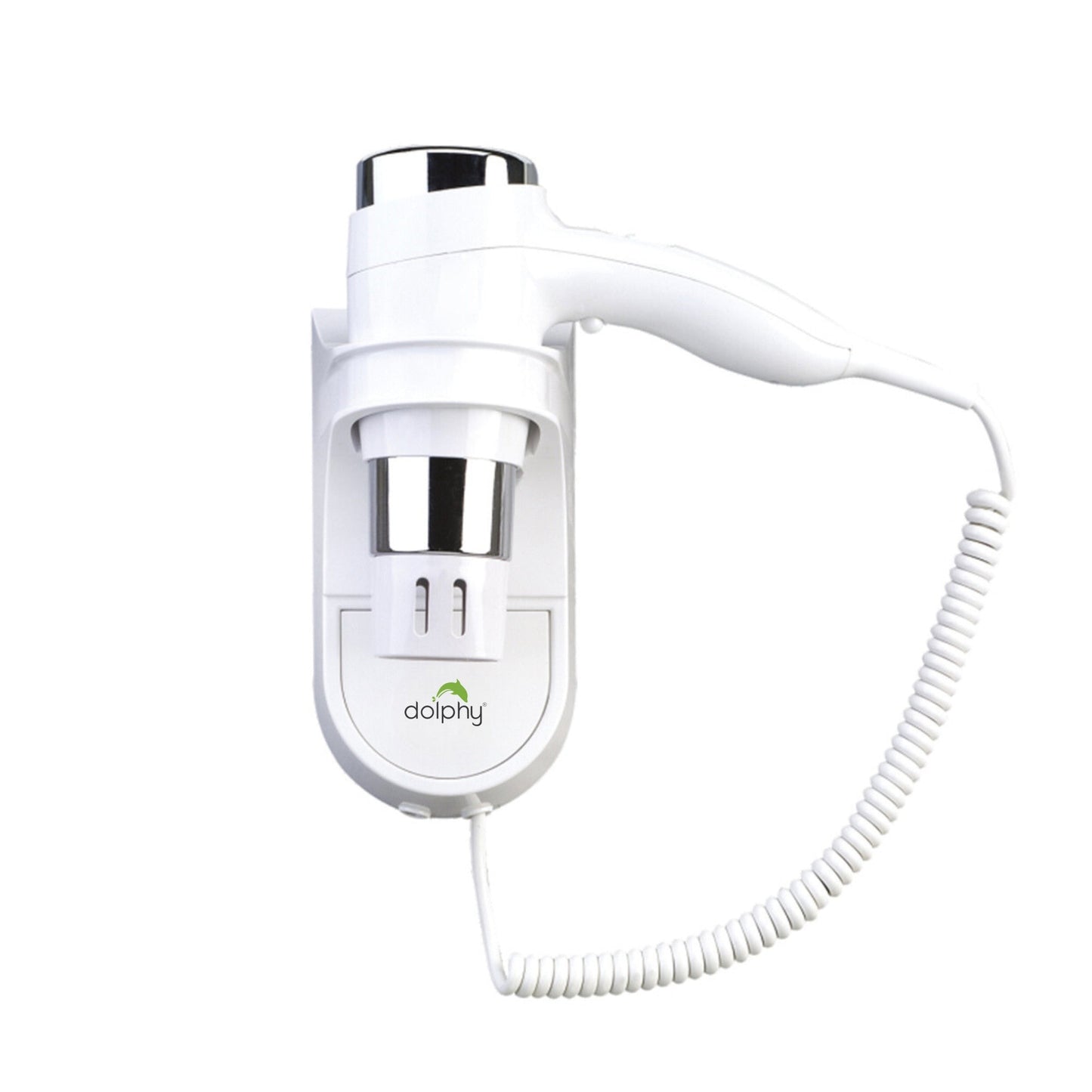 Dolphy Wall-Mounted Hair Dryer 1875W DPHD0022, 2-Speed, 3-Temp, ABS, White