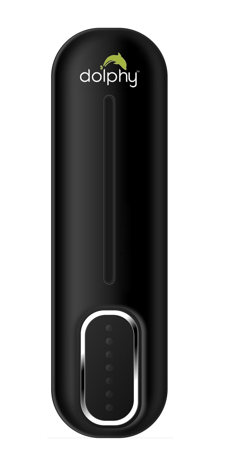 Dolphy Manual Soap Dispenser 300ml Black - ABS Plastic, Easy Refill, Wall Mount, Versatile Use