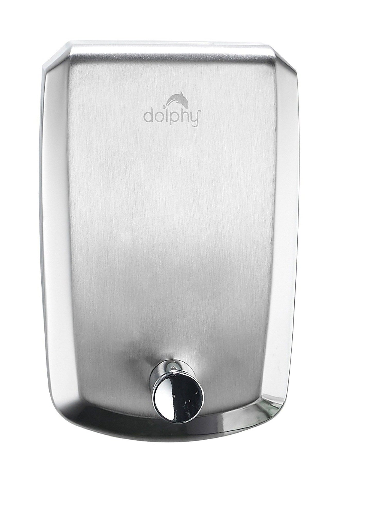 Dolphy Stainless Steel Soap Dispenser 1000ml DSDR0037, Manual, 304 Stainless, Silver, Easy Refill