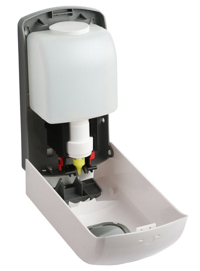 Dolphy Manual Soap-Sanitiser Dispenser 1000ML White DSDR0045 ABS Plastic Refillable Key Lock