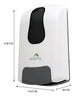 Dolphy Manual Soap-Sanitiser Dispenser 1000ML White DSDR0045 ABS Plastic Refillable Key Lock – view 5