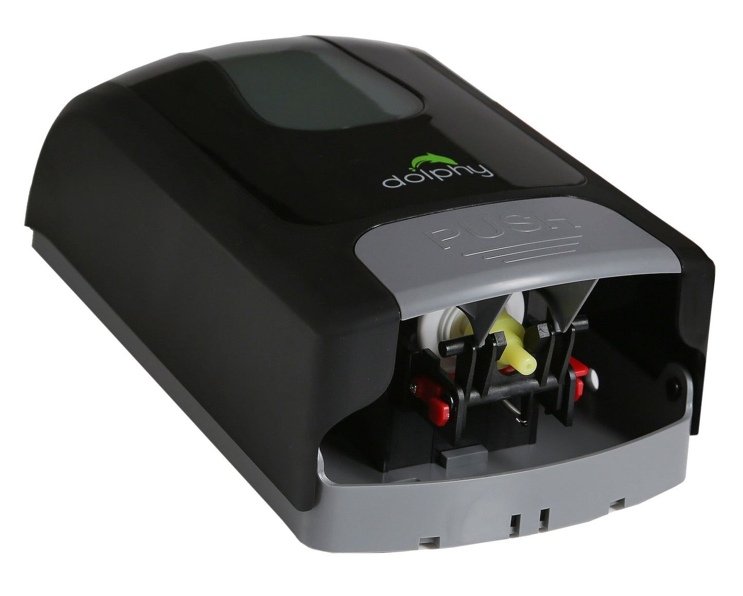 Dolphy Manual Foam Dispenser 1000ML Black, ABS Plastic, Key Lock, Refillable, DSDR0050