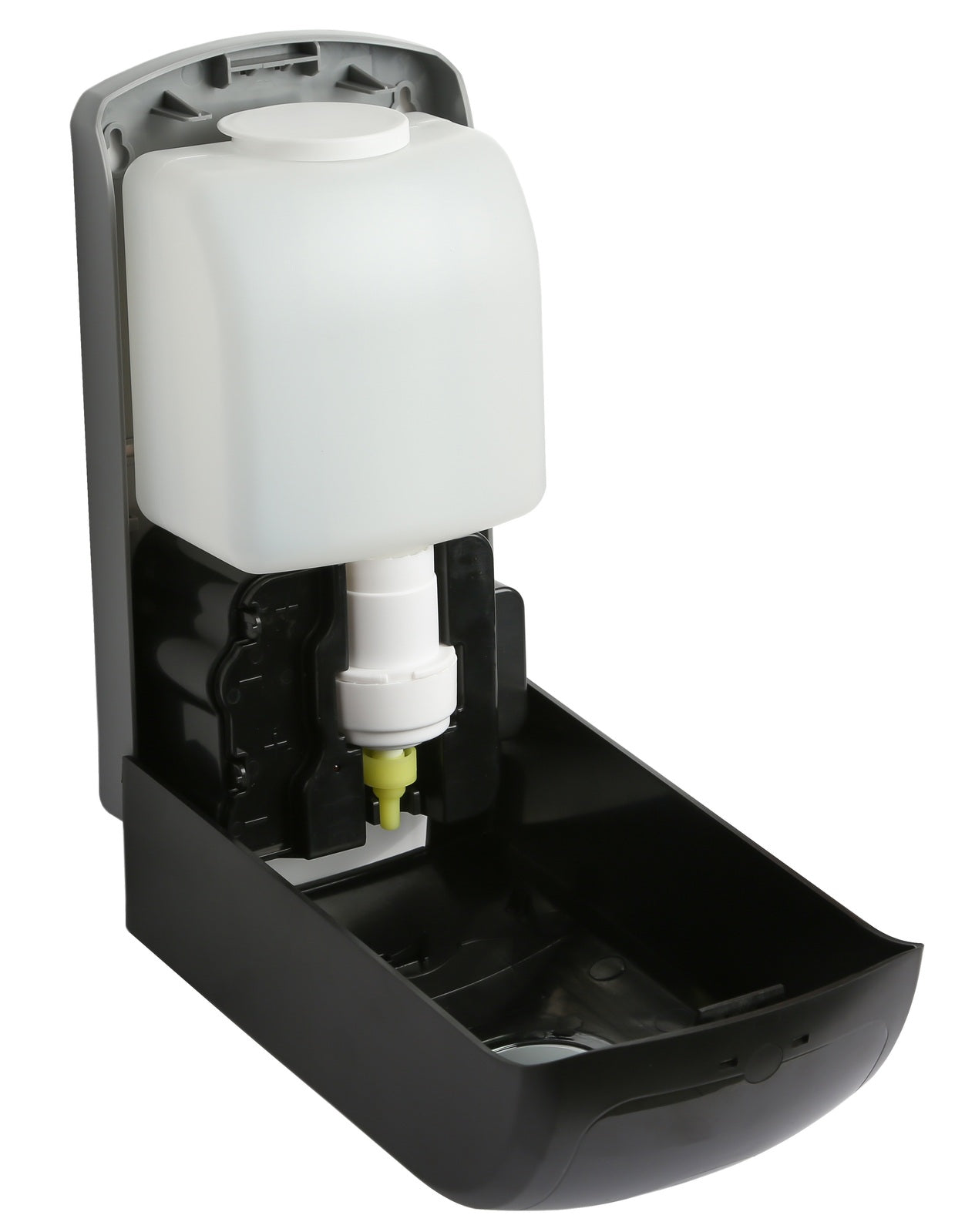 Dolphy Automatic Foam Sanitiser Dispenser 1000ML Black DSDR0052 Touch-Free Refillable ABS Plastic
