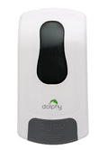 Dolphy Manual Soap-Sanitiser Dispenser 1000ML White Spray DSDR0055 ABS Plastic Refillable