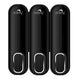 Dolphy Manual Soap Dispenser 300ml Pack of 3 - Black, ABS Plastic, Wall Mount, Easy Refill – view 2