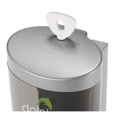 Dolphy Manual Liquid Soap Dispenser 200ml DSDR0083 - Transparent, Wall-Mounted, Polycarbonate