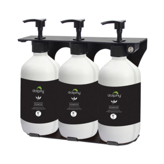 Dolphy Manual Liquid Soap Dispenser 500ml, Wall-Mounted, ABS & Stainless Steel, White DSDR0156