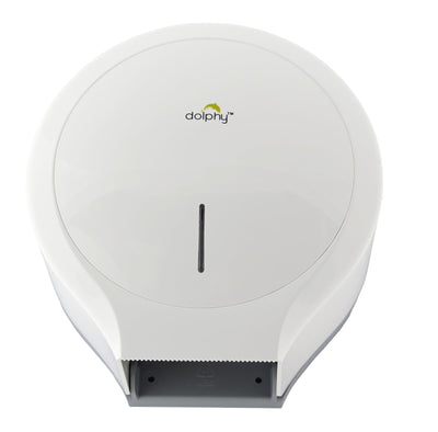 CLASSIC Jumbo Toilet Paper Roll Dispenser - White