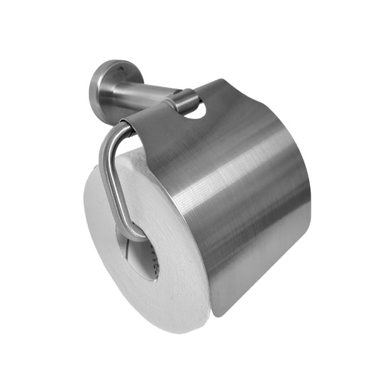 Stainless Steel  Toilet Roll Holder with Cover – view 2
