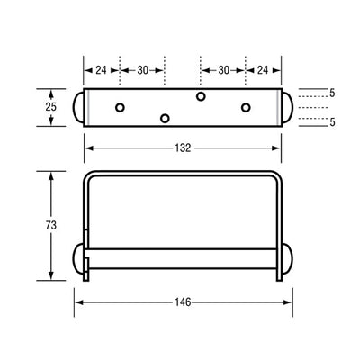 Stainless Steel Toilet Roll Holder