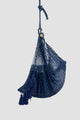 Deluxe Extra Large Mexican Hammock Chair in Outdoor Cotton Colour Blue – view 7 - Auzzistore
