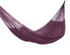 Outdoor undercover cotton Mayan Legacy hammock King size Maroon - Auzzistore