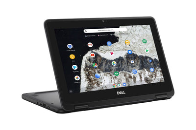 Dell 3100 2-in-1 Touchscreen Chromebook 11.6” HD, 4GB RAM, 32GB eMMC, Black Refurbished