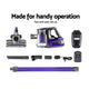 Devanti Stick Vacuum Cleaner Bagless Cordless 150W Purple – view 6