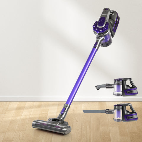 Devanti Stick Vacuum Cleaner Bagless Cordless 150W Purple - Auzzistore