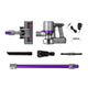 Devanti Stick Vacuum Cleaner Bagless Cordless 120W Purple – view 3