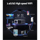 Devanti Portable Wifi Video Projector 4K 2.4G/5G Home Theater HDMI 1080P – view 4