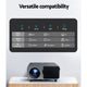 Devanti Portable Wifi Video Projector 4K 2.4G/5G Home Theater HDMI 1080P – view 6