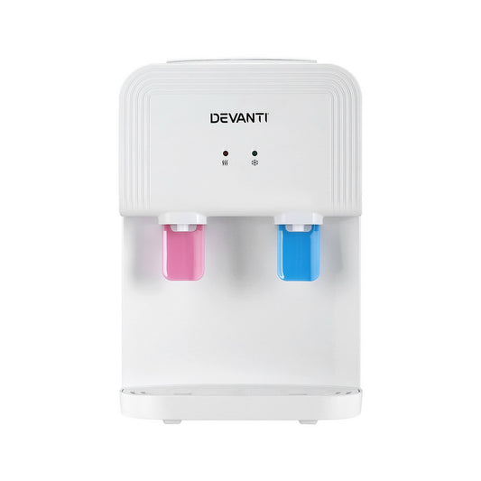 Devanti Water Cooler Dispenser Bench Top White – view 2