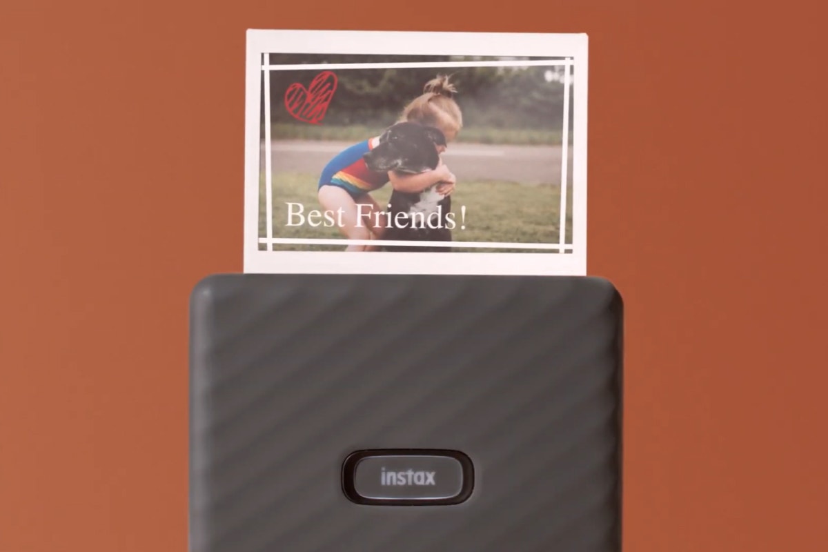 Fujifilm Instax Wide Link Smartphone Printer (Mocha Grey)