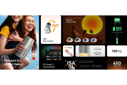 XGIMI MoGo 4 Google TV Portable Projector - Auzzistore