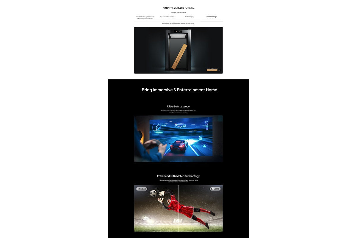 XGIMI Aura 2 Dual Laser 4K Short Throw Projector