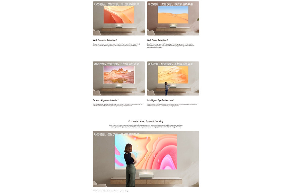 XGIMI Aura 2 Dual Laser 4K Short Throw Projector