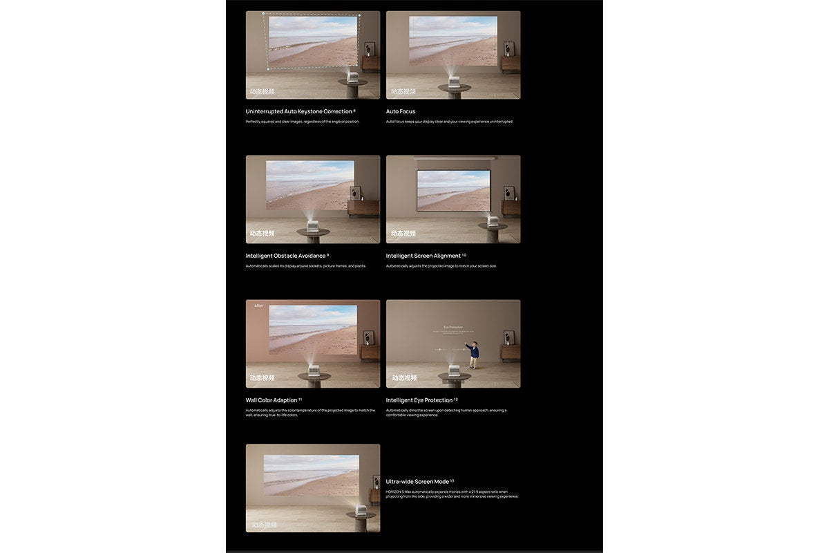 XGIMI Horizon S Max 4K UHD Projector With Dolby Vision