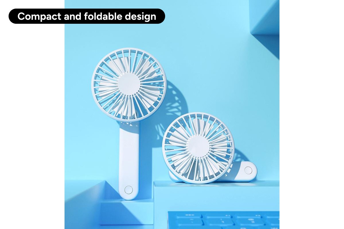 Xiaomi Qualitell Handheld Portable Folding Fan F1 (White)