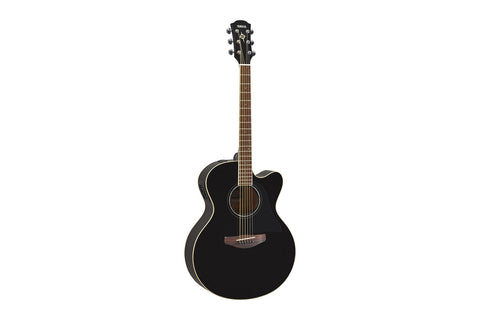 Yamaha CPX600 Acoustic-Electric Guitar (Black) - Auzzistore