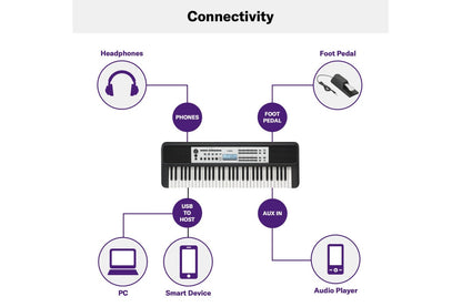 Yamaha YPT-380 Portable Piano Keyboard