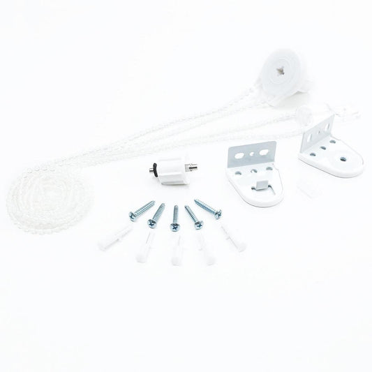 Windoware Roller Blind Hardware Kit - 28mm - Satin - Complete Set - Auzzistore