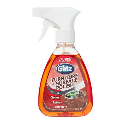 Glitz Furniture Polish - 250ml - PET Bottle - Nourishes and Protects